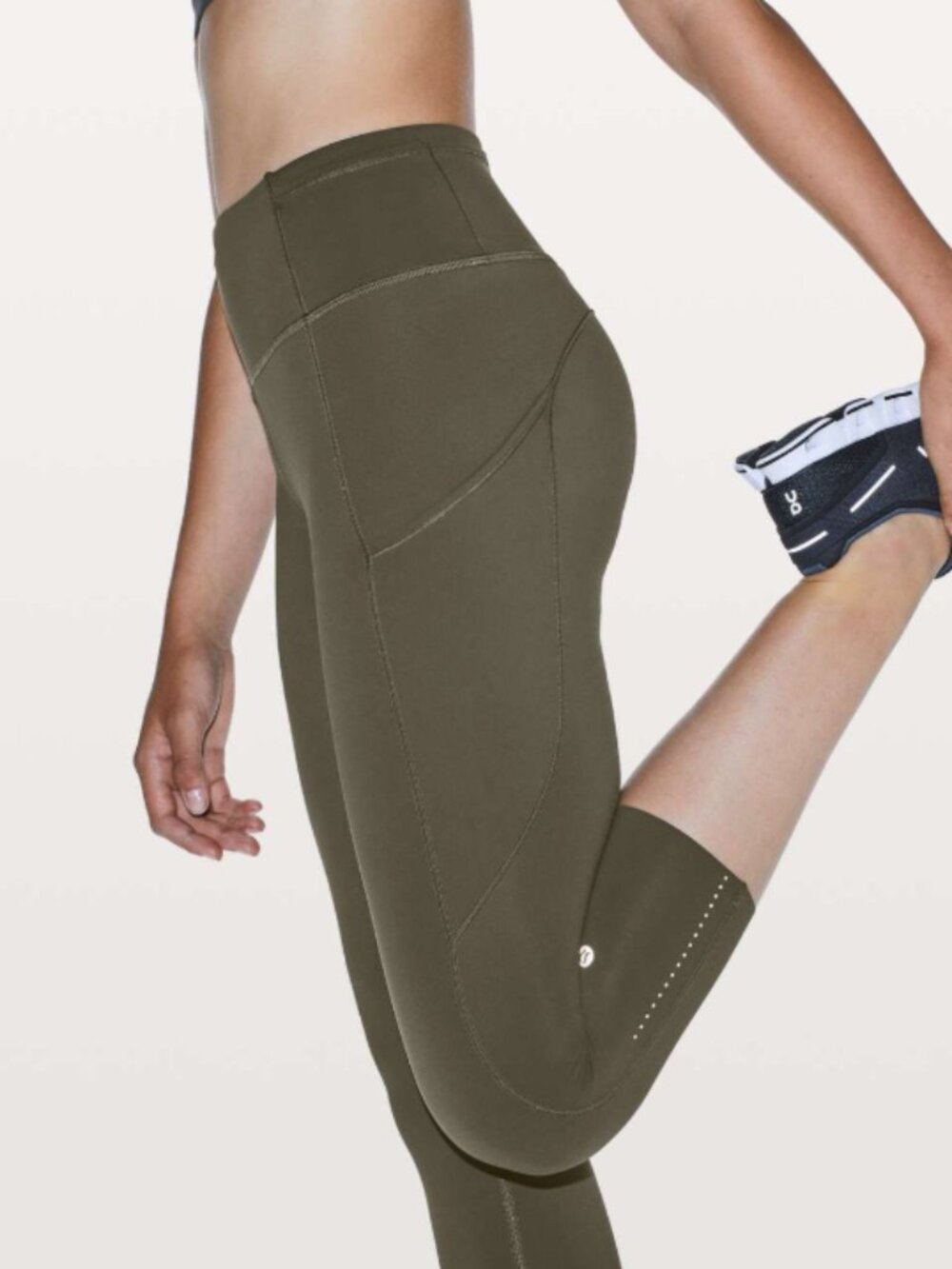 Lululemon Fast & Free Crop 19" Size 6